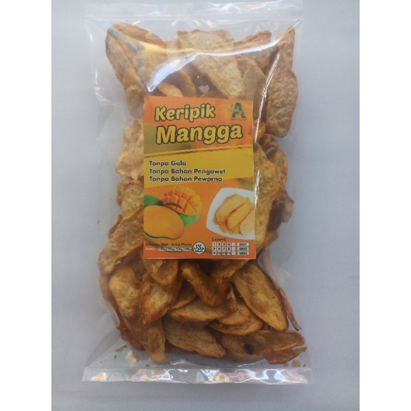

KERIPIK MANGGA ASAM MANIS KEMASAN 200 GRAM