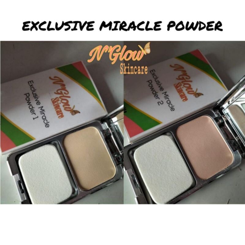 Bedak N'glow|| Exclusive Miracle Powder TERMURAH!!!