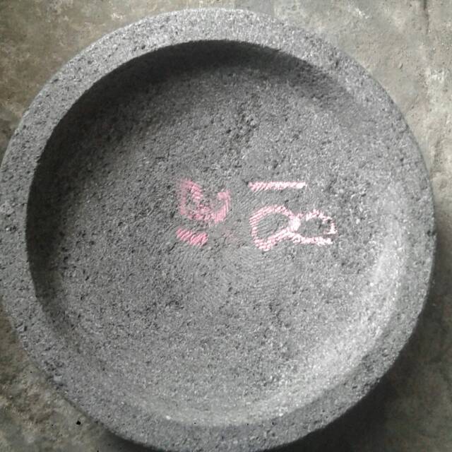 COBEK BATU ASLI MUNTILAN SKALA 18CM TERMURAH