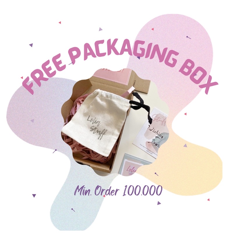 PACKAGING HARD BOX + POUCH + greeting card