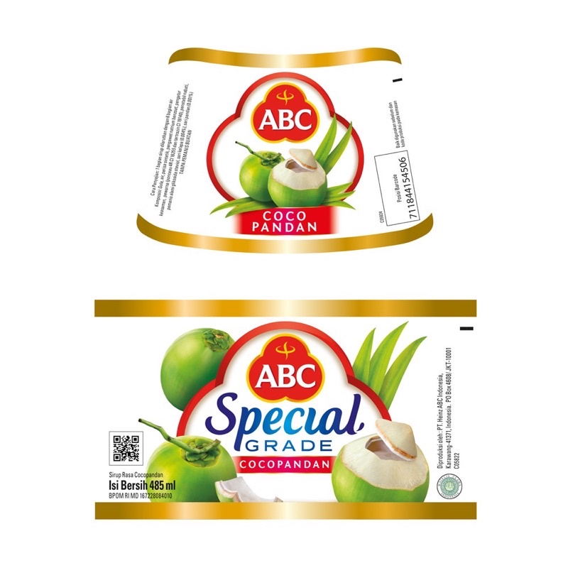 Sirup ABC Special Grade Cocopandan Melon Minuman Sirop Lebaran Parcel Hampers Minuman berbuka puasa