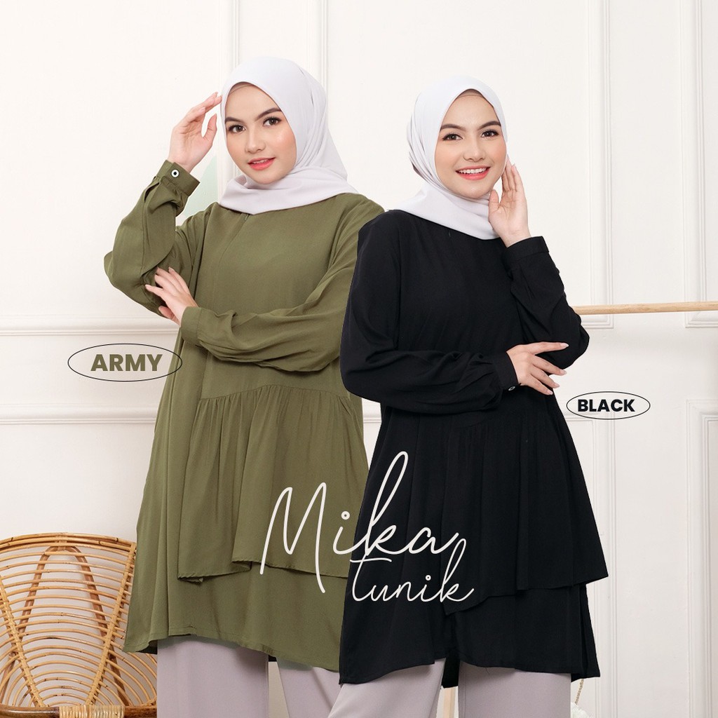 [COD]TUNIK TEBARU 2021/ATASAN WANITA/TUNIK KATUN RAYON/MILKA TUNIK BY MYSURE