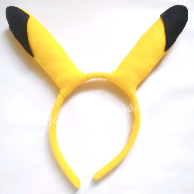 Bando Karakter Pikachu Bando Telinga Pikachu