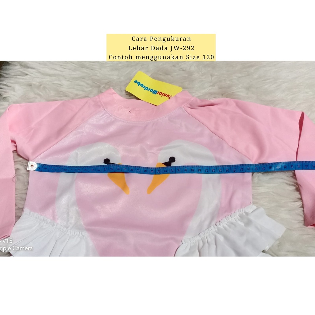 Baju Renang anak Motif Kuromi / Melody / Cinnamorol  S396 / Mocha X AS 1 dengan hijab