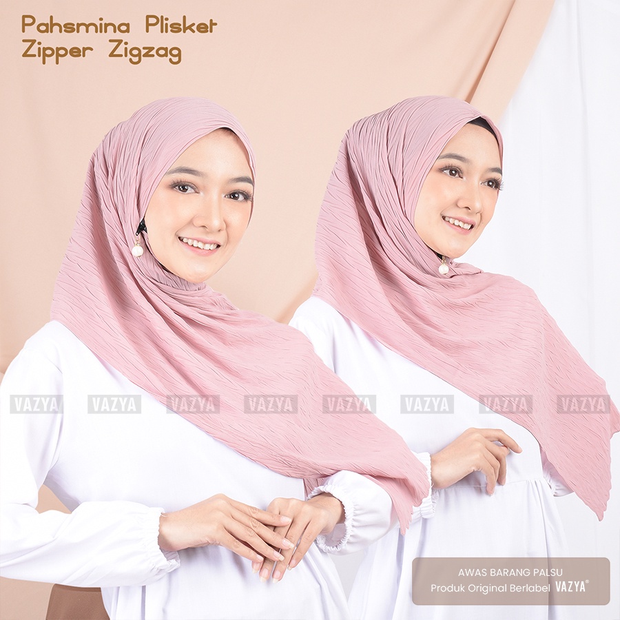 Pashmina Plisket Zipper