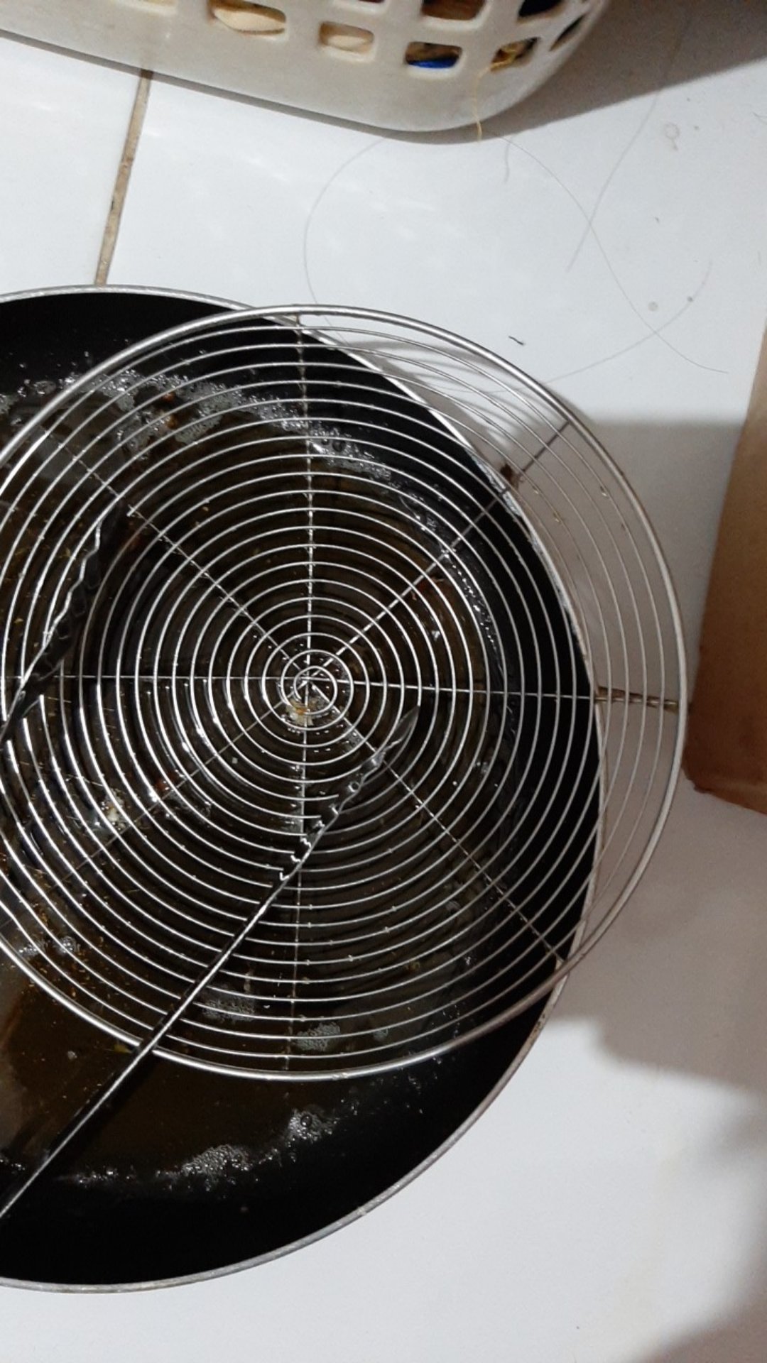 Serok Penggorengan/serok Laba Laba Gagang Stainless