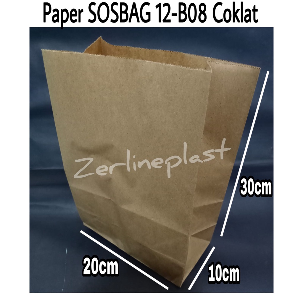 Paperbag // SOSBAG / Kertas Makanan / Kantong Makanan / Kertas PokPok