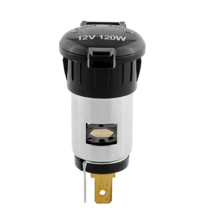 {Promo} Cigarette Lighter Socket Power Plug / Charger Gps & Hp Mobil Motor