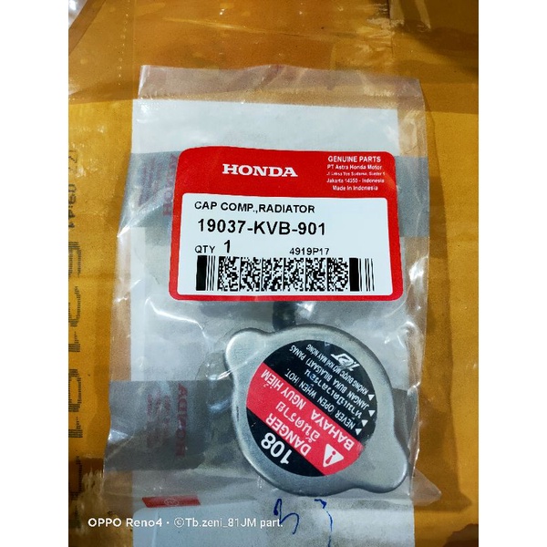TutupRadiator Vario 110 Ori Original Asli.
