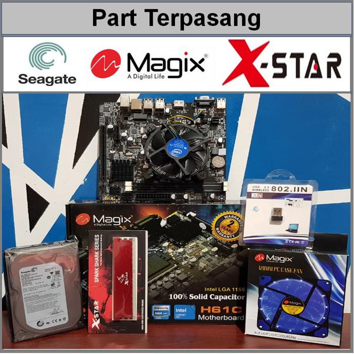 Komputer PC Rakitan Core i5-3470/HD 500GB/H61/DDR3 8GB/PSU 500W [IM5]