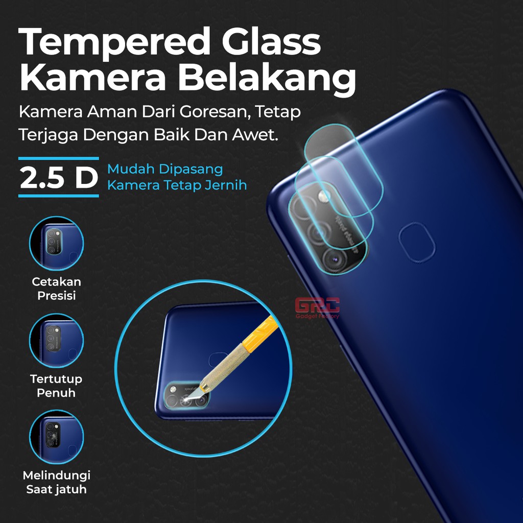 Tempered Glass SAMSUNG Galaxy M21 HOGO Full Cover Anti Gores Kaca