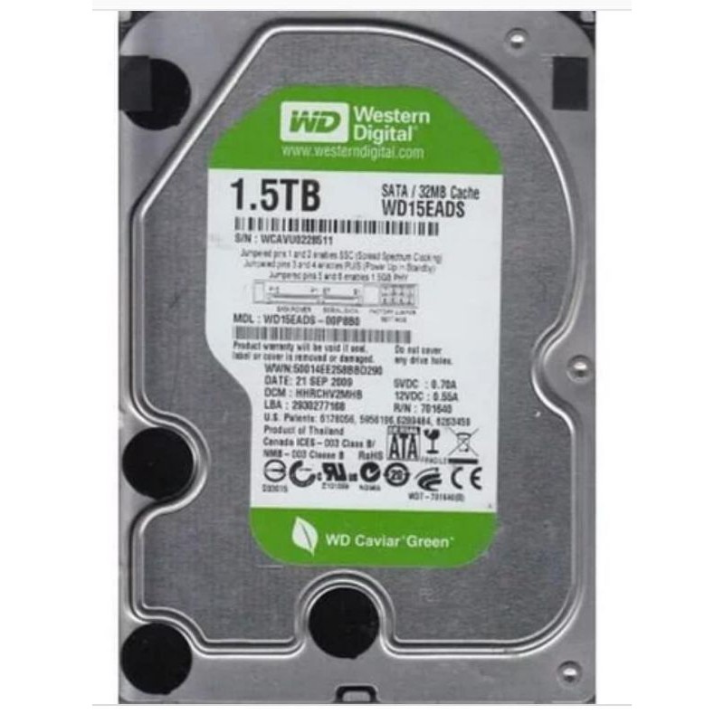 Harddisk PC/CCTV 1.5TB SATA