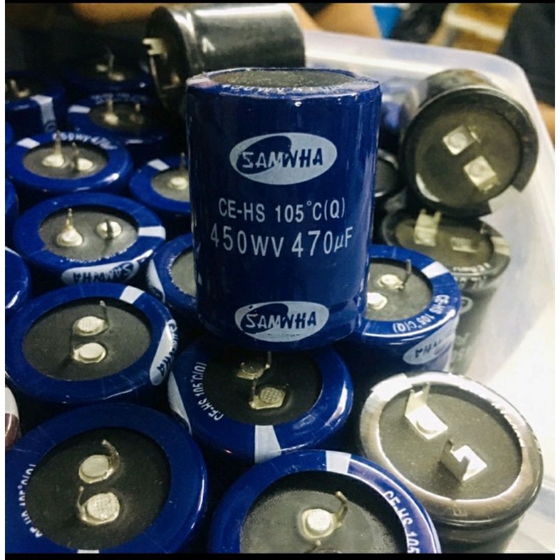 KAPASITOR ELKO 470uf/450volt CAPASITOR ELCO 470UF 450V0LT