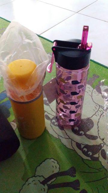 My Bottle Doff + Pouch  Warna Infused Water 500ml - Botol Minum B03-6a