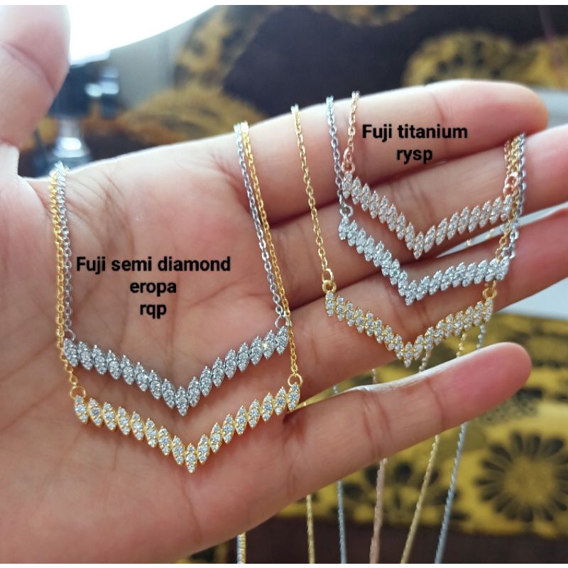 Kalung Fuji , gelang fuji NBC.MEDAN , cincin V, gelang V serut dan V bangle vier asli