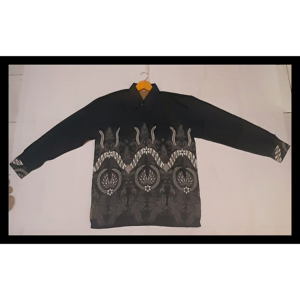 Kemeja Batik Pria Lengan Panjang "Kencana Ungu"