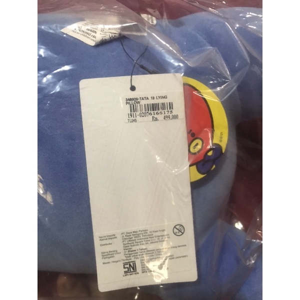 BT21 TATA CUSHION BONEKA BTS OFFICIAL