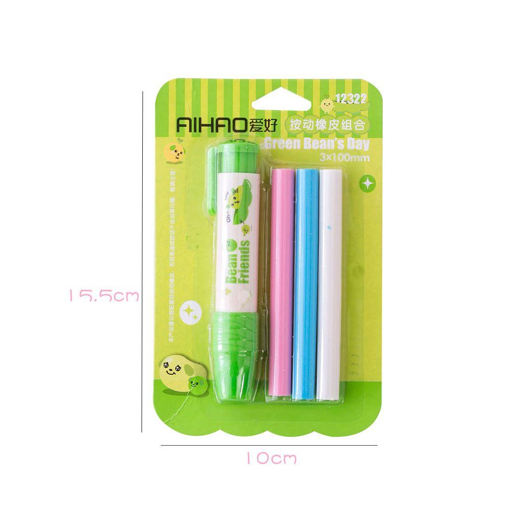 PINEAPPLE Pineapple Rubber Eraser Novelty Kantor Sekolah Alat Tulis Berbentuk Pulpen Koreksi Alat