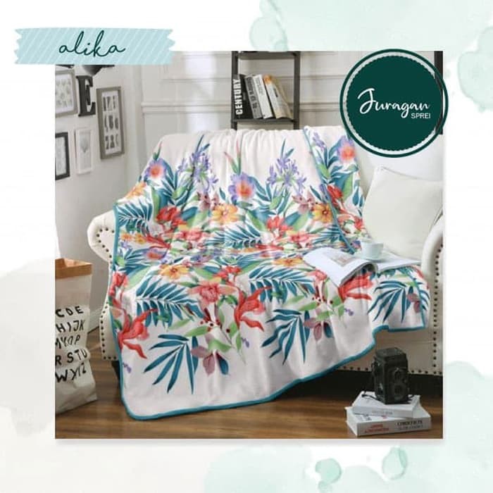 SELIMUT KINTAKUN MICRO FLANEL 160 X 200 ALIKA / SELIMUT DEWASA