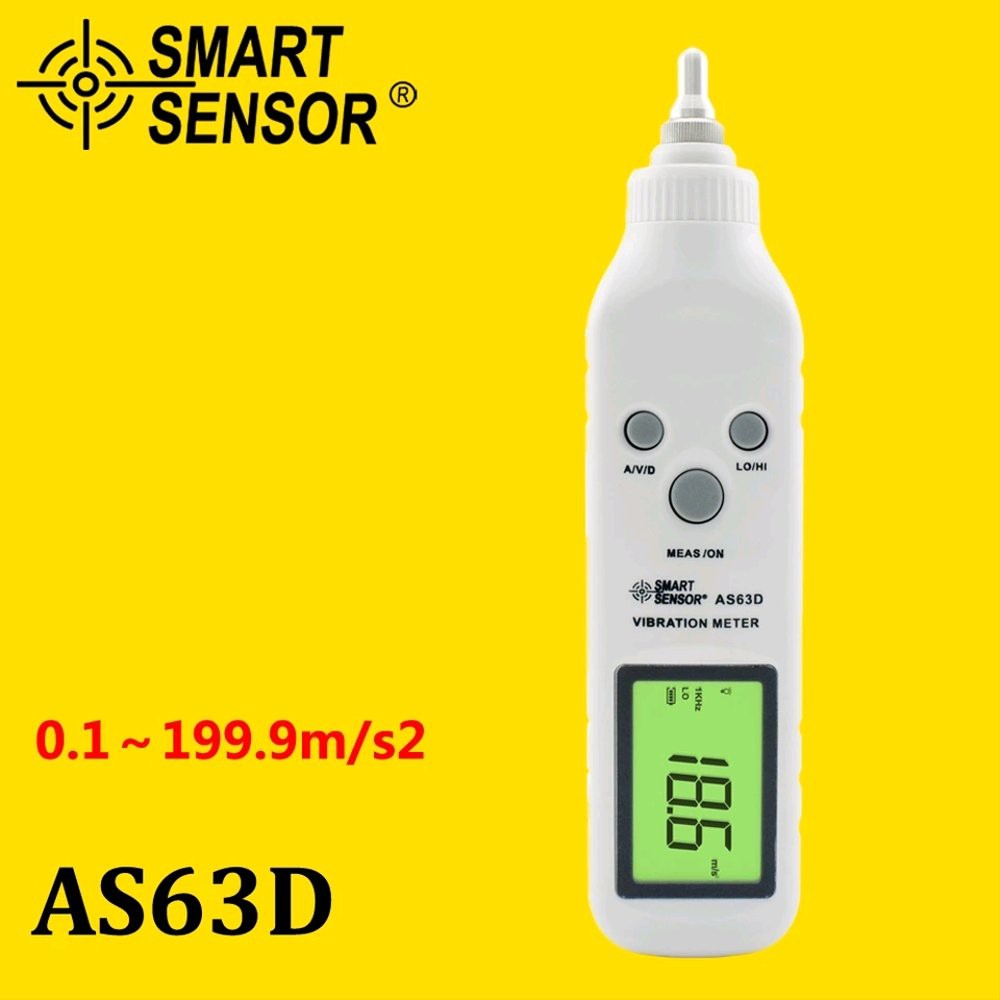 1 AS63D smart sensor Pen Type Vibration Meter Pocket vibrometer Tester Gauge accelerometer