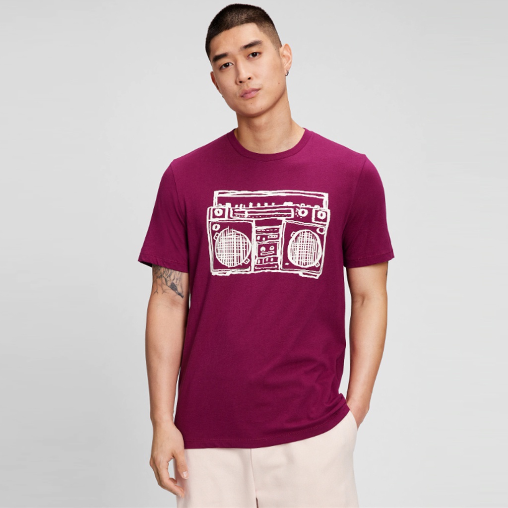 GAP Boom Box Men's Tshirt GTS004|Kaos Oblong Pria|Baju Fitness Cowo