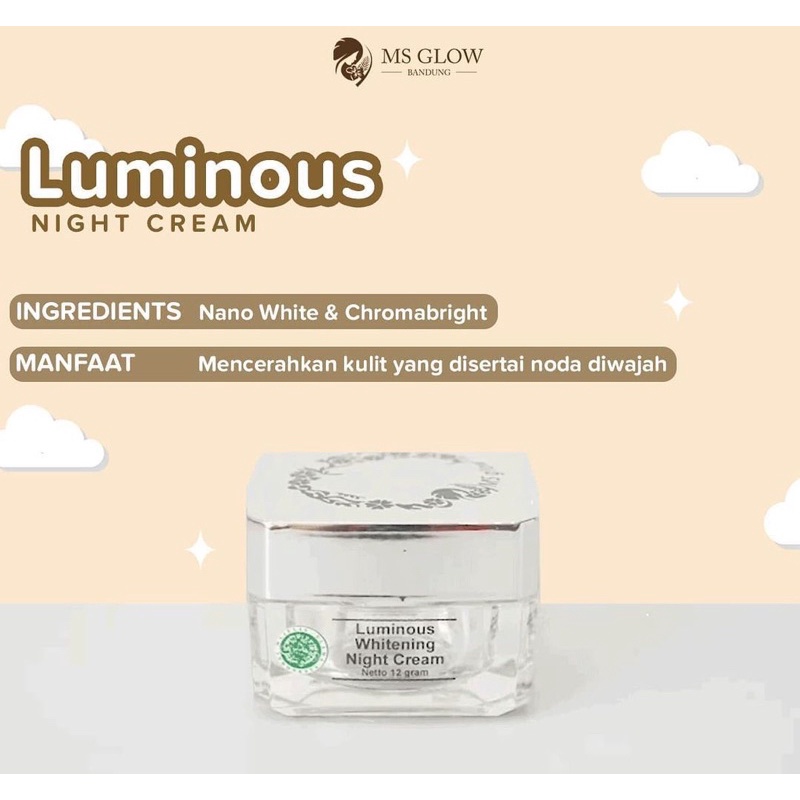 Ms Glow Original Paket Wajah Whitening/Acne/Luminous/Ultimate