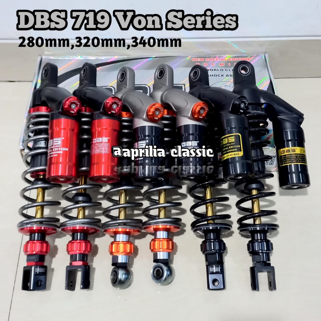 Shock Tabung DBS Shockbreaker Tabung GP 719 Von Series Model Ktc Extreme 280mm 320mm 340mm shock CB 
