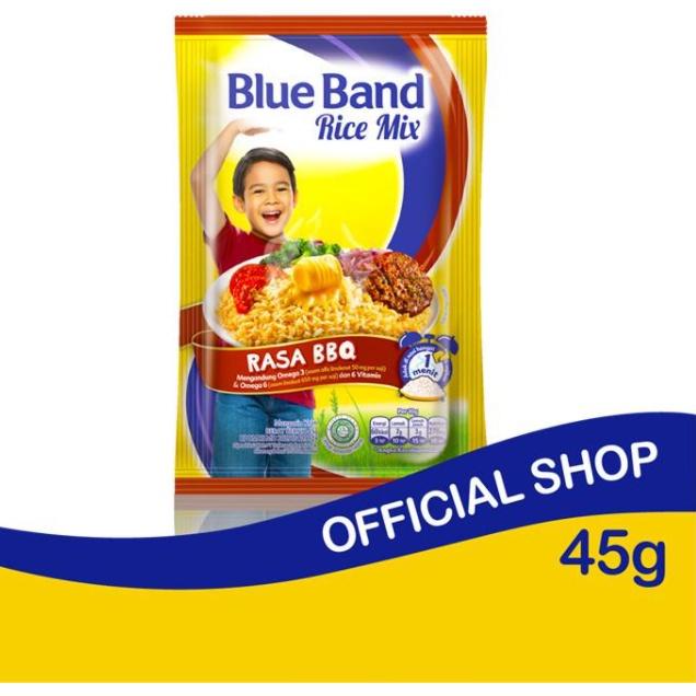 

Miliki Blue Band Rice Mix BBQ 3 x 45 gr + Blue Band Rice Mix Chicken 3 x 45 gr