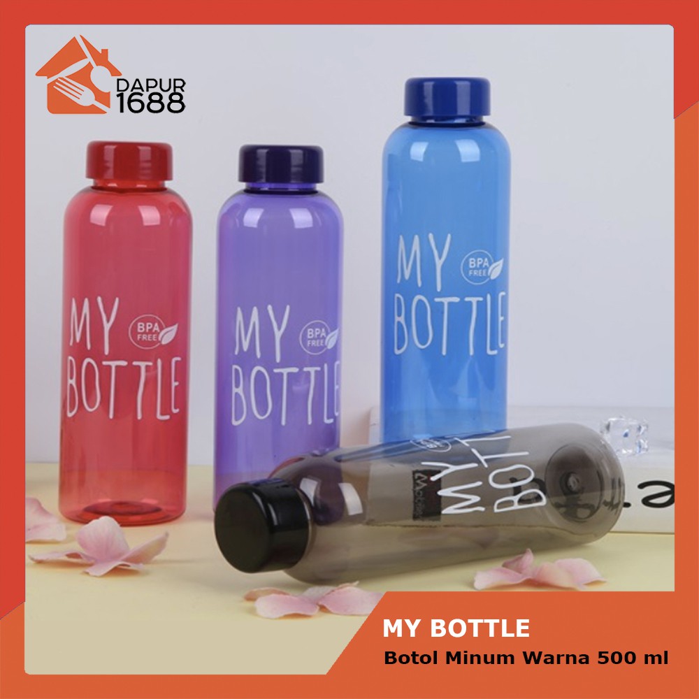 NEW MY BOTTLE COLOR 500ml FREE POUCH Infused Water