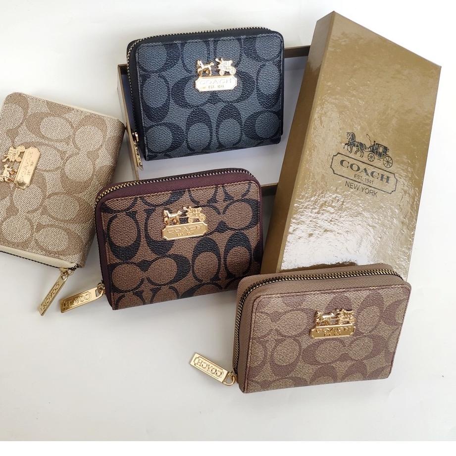 Keluaran Terbaru.. Dompet kartu Coach REFI import super koin uang wallet dompet kecil wanita coin ca