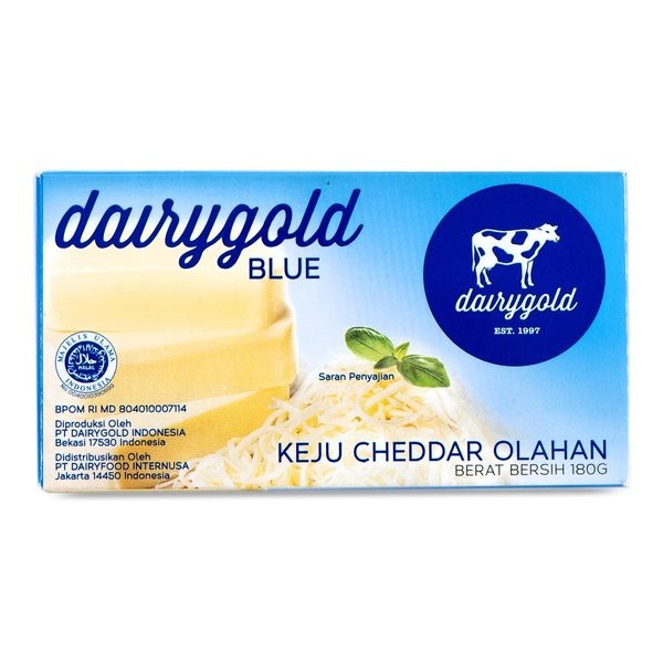 

Dairygold Blue Keju Cheddar Olahan 170 gr