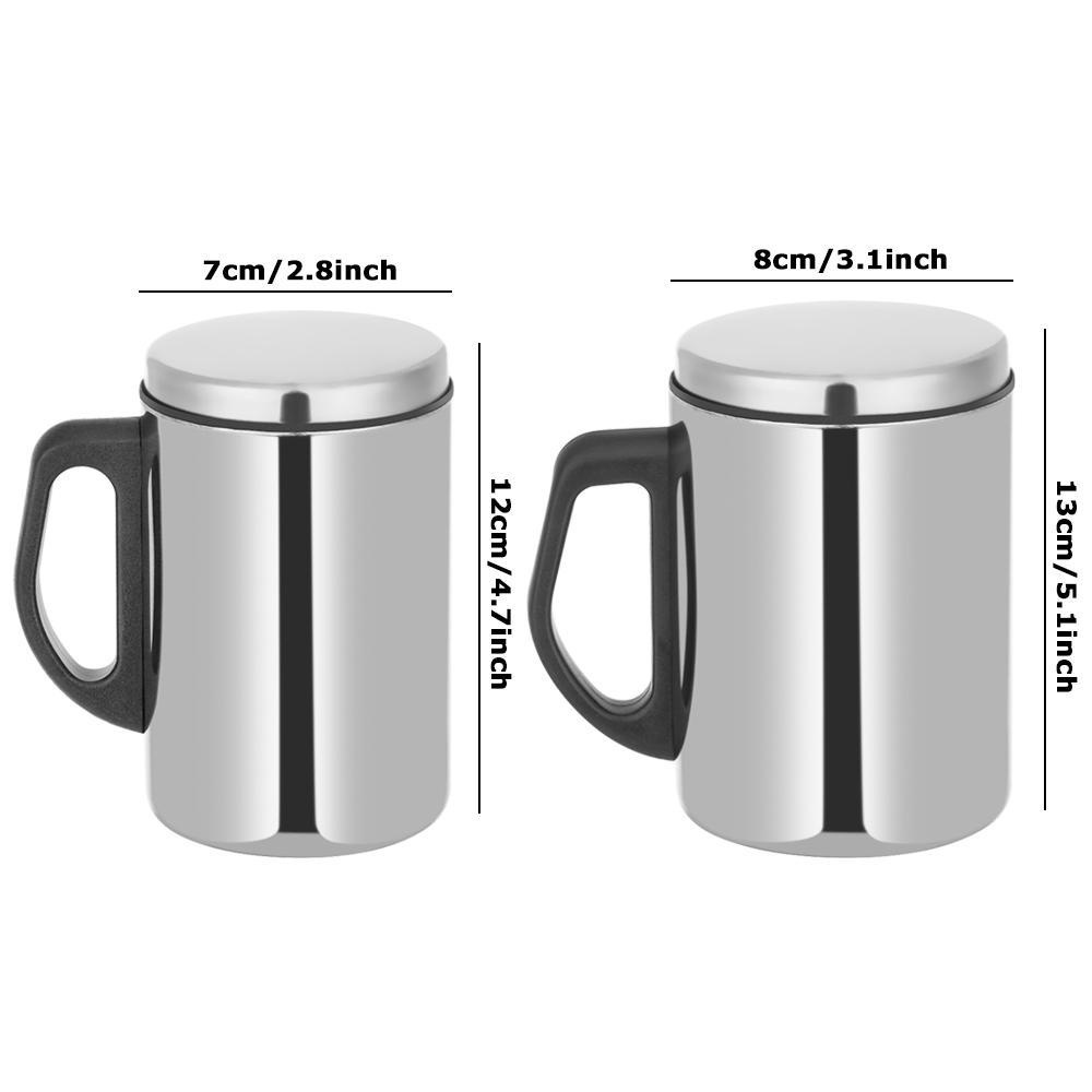 Solighter Mug Cangkir Double-layer Isolasi Perlengkapan Perjalanan Botol Air