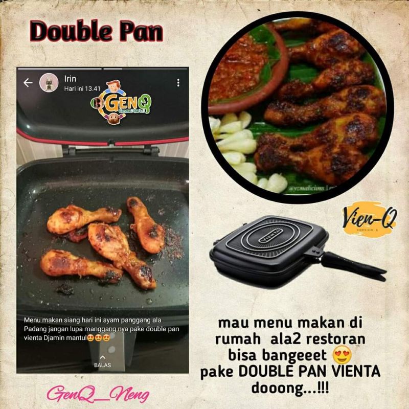 DOUBLE PAN VIENTA KERAMIK