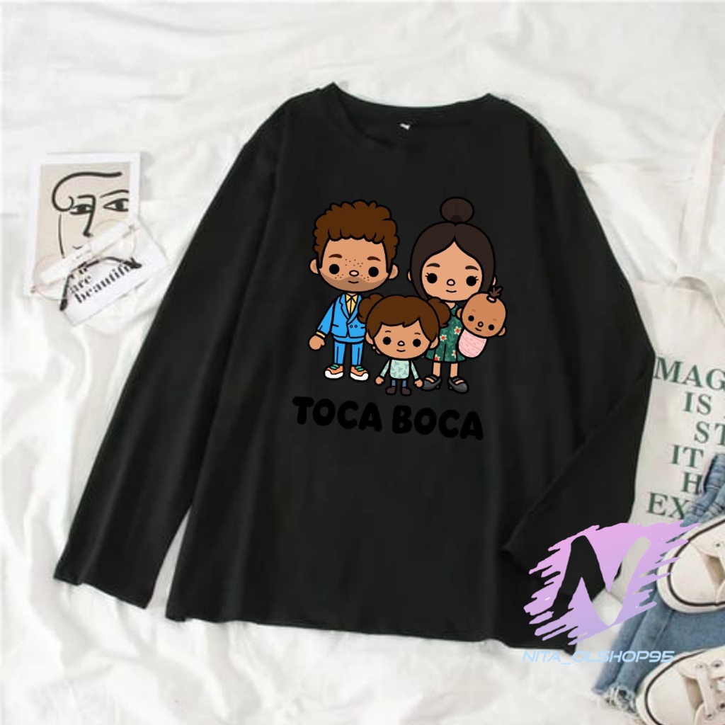 KAOS TOCA BOCA BAJU ANAK LENGAN PANJANG