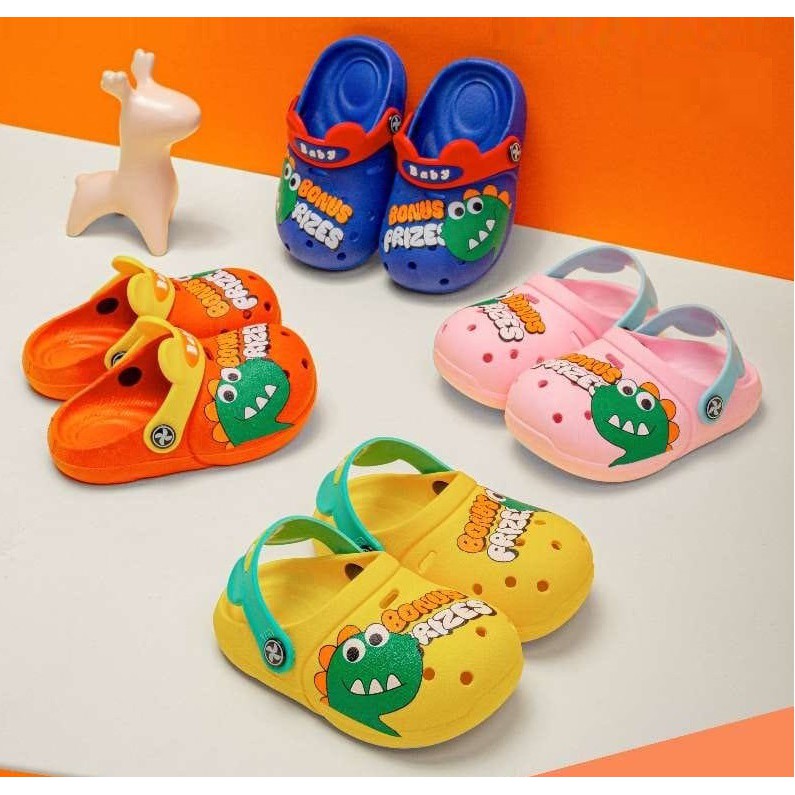 Sandal eva anak import motif dinosaurus