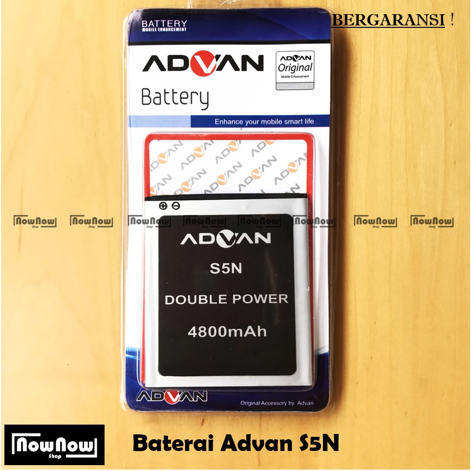 Baterai Advan S5N Original Double Power Batre Batrai Battery HP