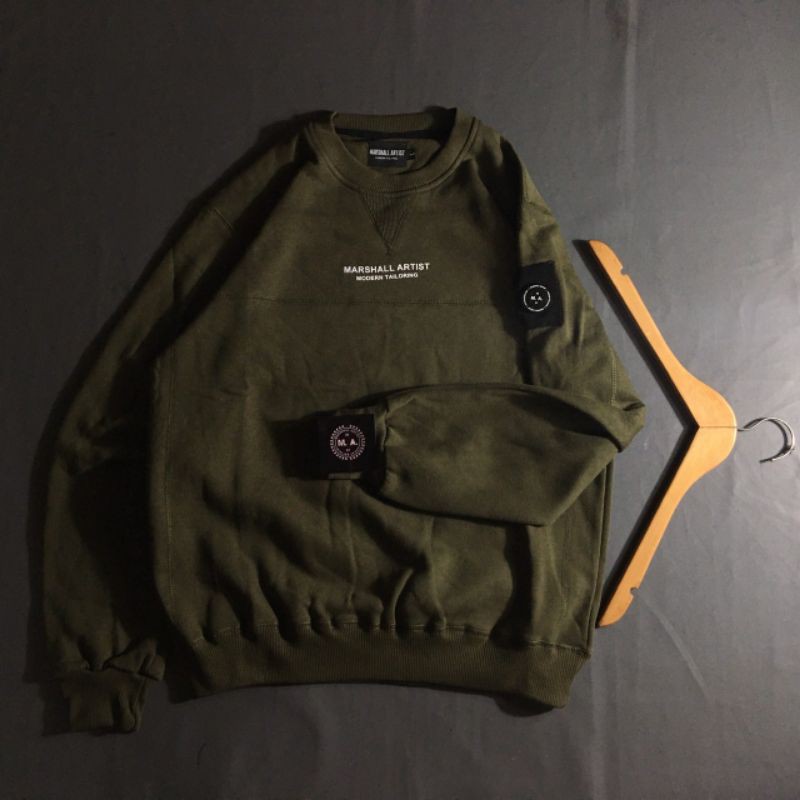Crewneck Marshall Artist Army / Sweater Marshall Artist Full Tag