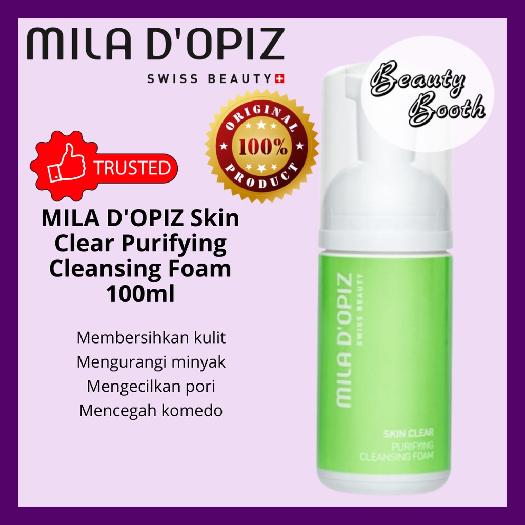 MILA D'OPIZ Skin Clear Purifying Cleansing Foam 100ml | 200ml | MILADOPIZ PURIFYING FOAM