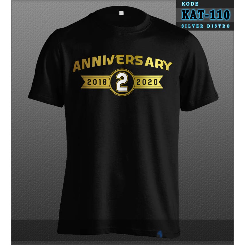 Kaos Kata Kata Kat 109 Happy Anniversary Ulang Tahun 1 Kado Pernikahan Pasangan Couple Pacaran Shopee Indonesia