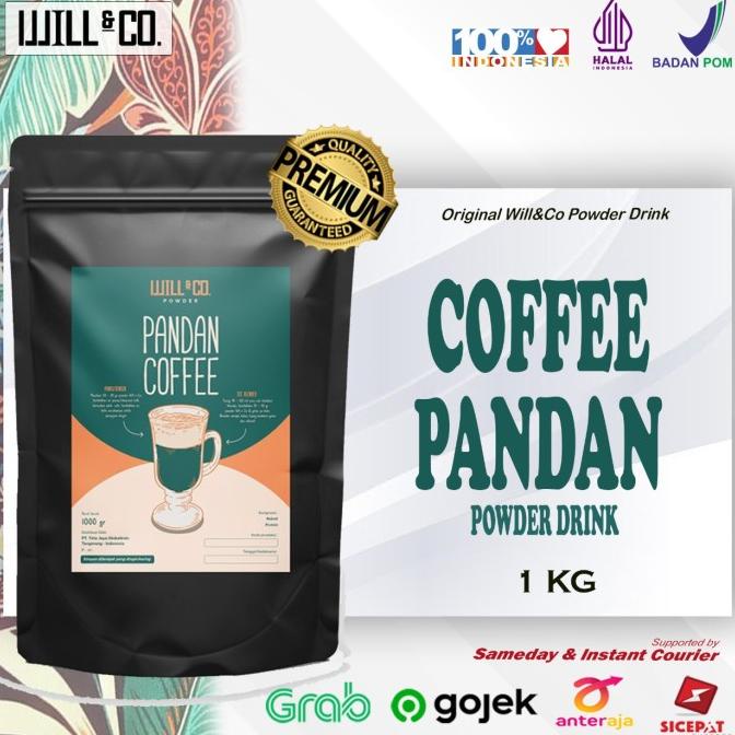 

Bubuk Minuman Kopi rasa Kopi Pandan Premium Willandco Powder 1Kg
