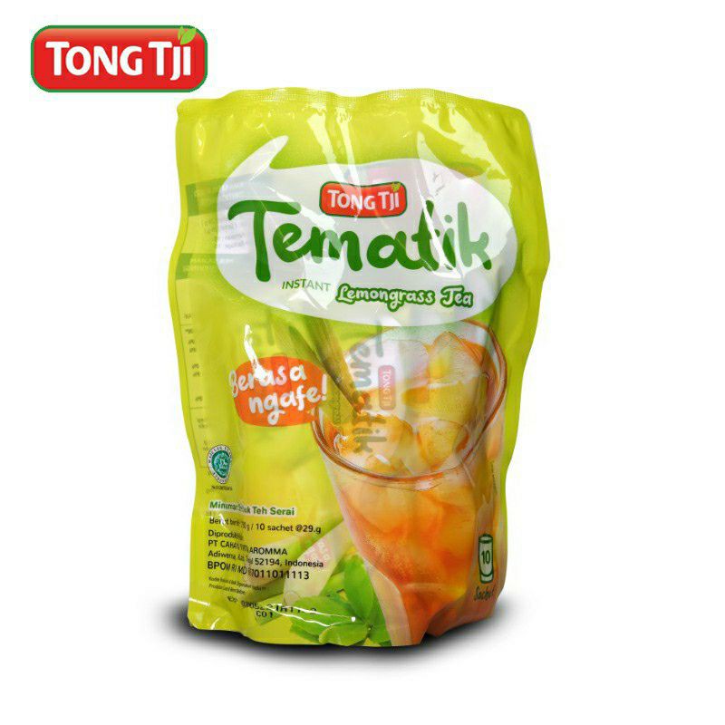 

TONG TJI Tematik Lemongrass Pouch isi 10 sachet