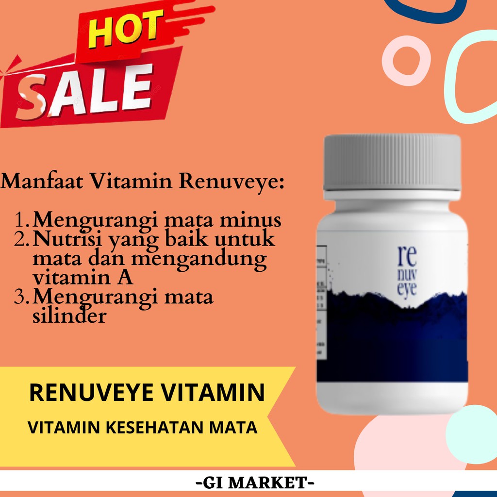 RENUVEYE – Suplemen Kesehatan Mata vitamin mata minus - Vitamin A - Multivitamin Mata - Vitamin Anak