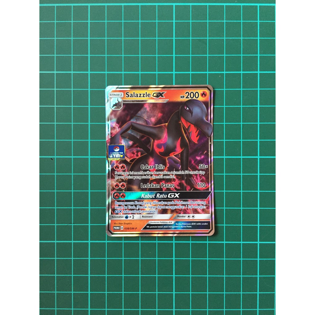 Salazzle GYM GX RR Kartu Pokemon TCG Indonesia