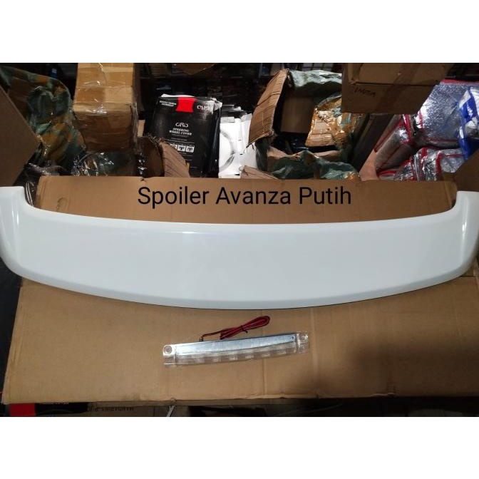Spoiler Topi Belakang All New Avanza Plastik Lampu Original Spoiler