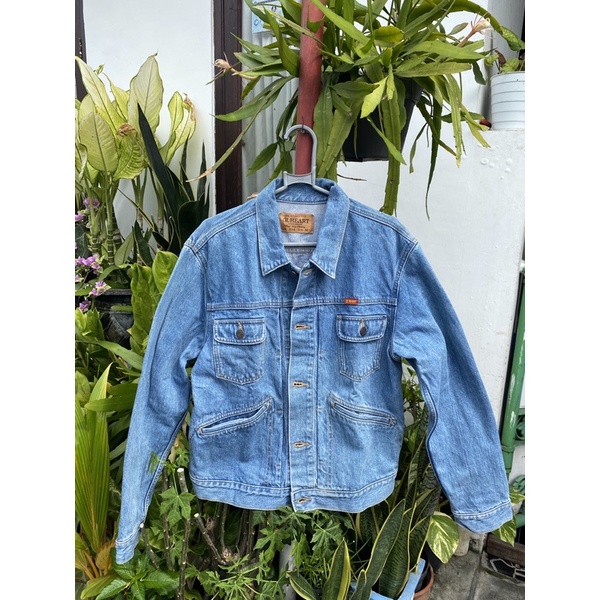 trucker jeans jaket jeans gl heart original vintage n0t Uniqlo levis bekas second preloved