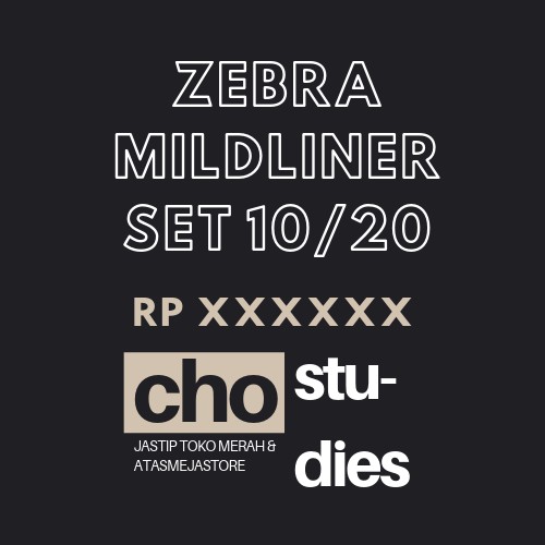 

Zebra Mildliner SET