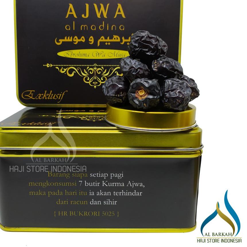 

♥ Kurma Ajwa Premium Aliyah Original 1kg Madinah Jumbo Exklusif ✳