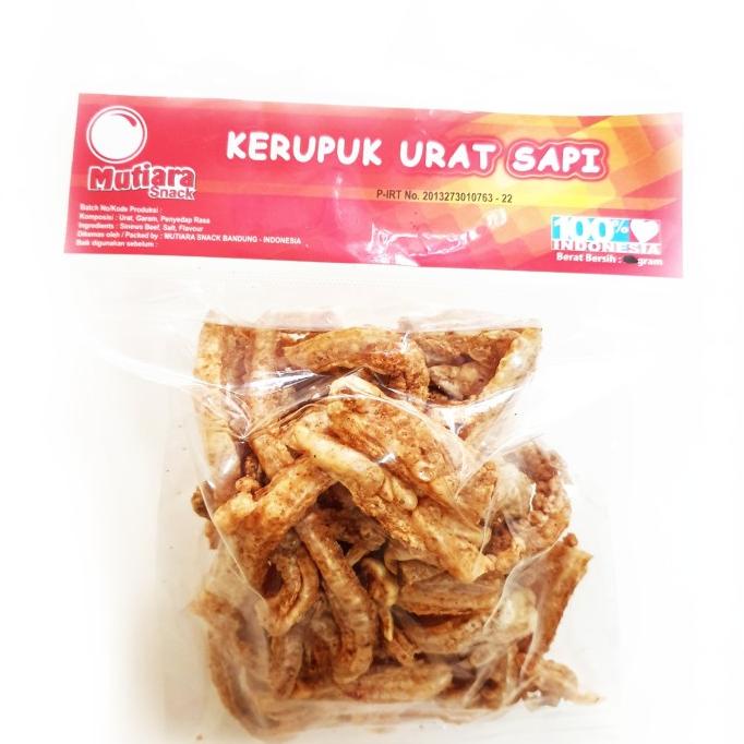 

Kerupuk Urat Sapi Keripik Cemilan Tradisional Khas Bandung