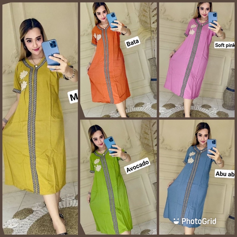 DASTER ARAB RENDA FC BAHAN RAYON MURAH BUSUI JUMBO LD110-112