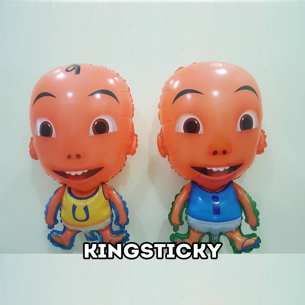 Kingsticky - Balon Foil Karakter Upin - Ipin